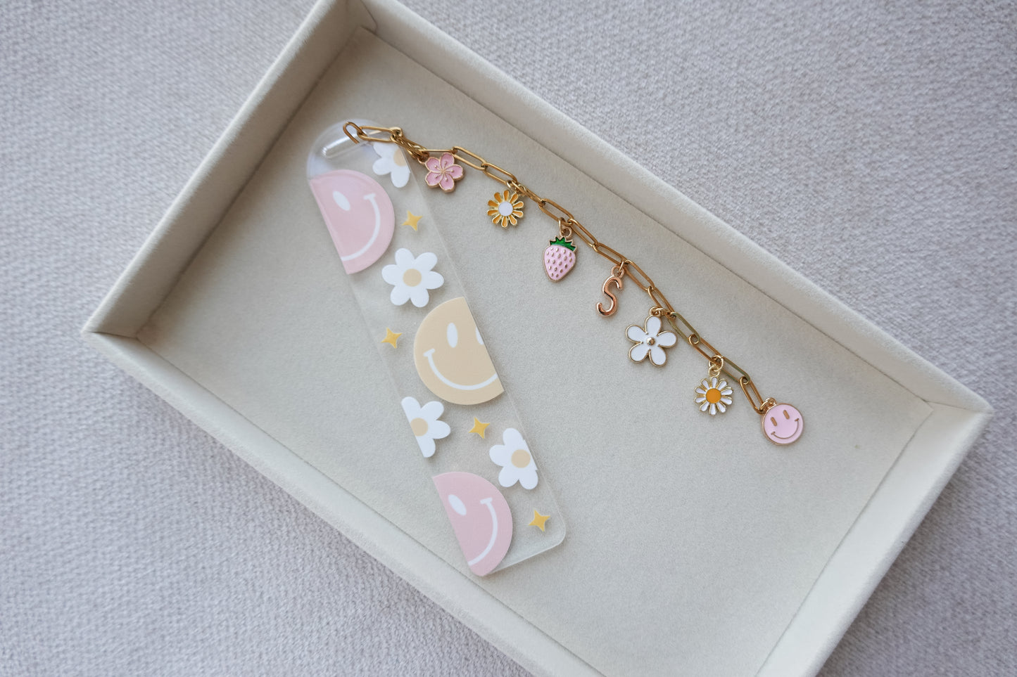 Smiley Charm Bookmark